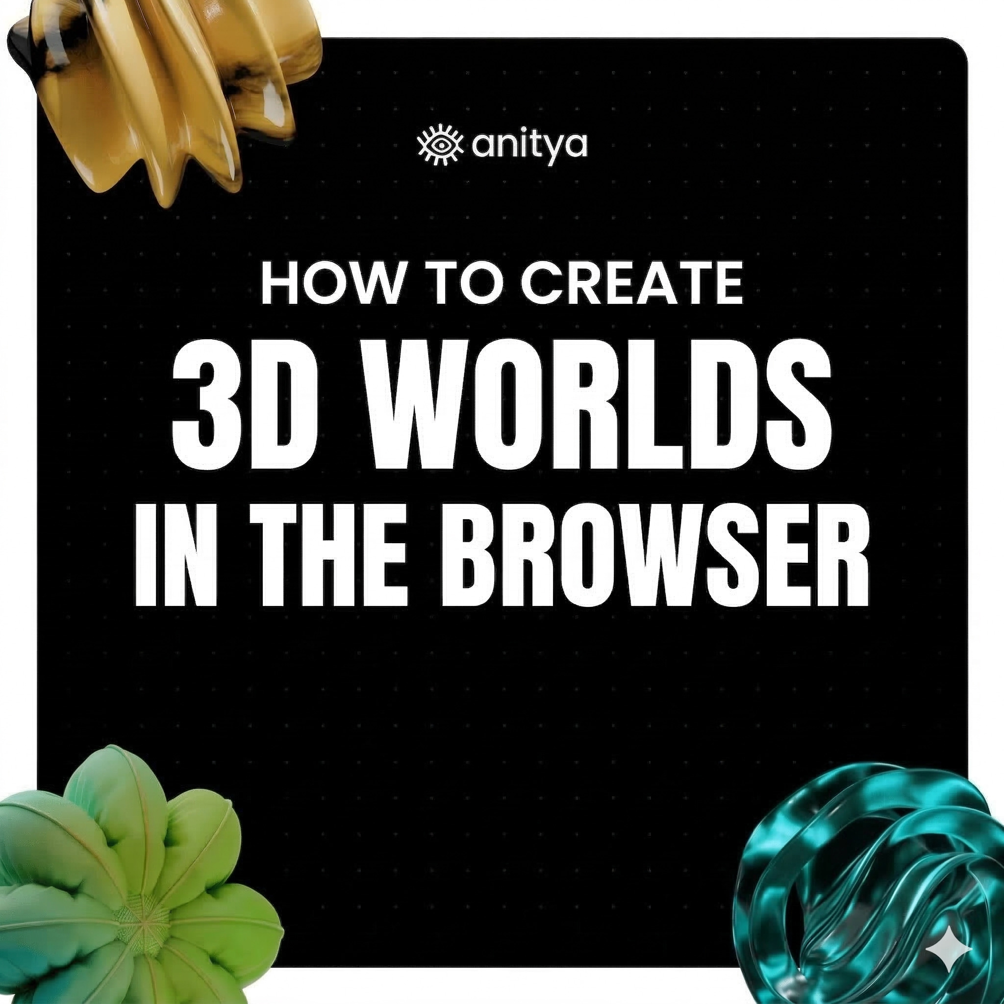 How to publish interactive 3D scenes on the web without a game engine